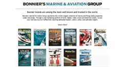 Desktop Screenshot of bonniermarinegroup.com